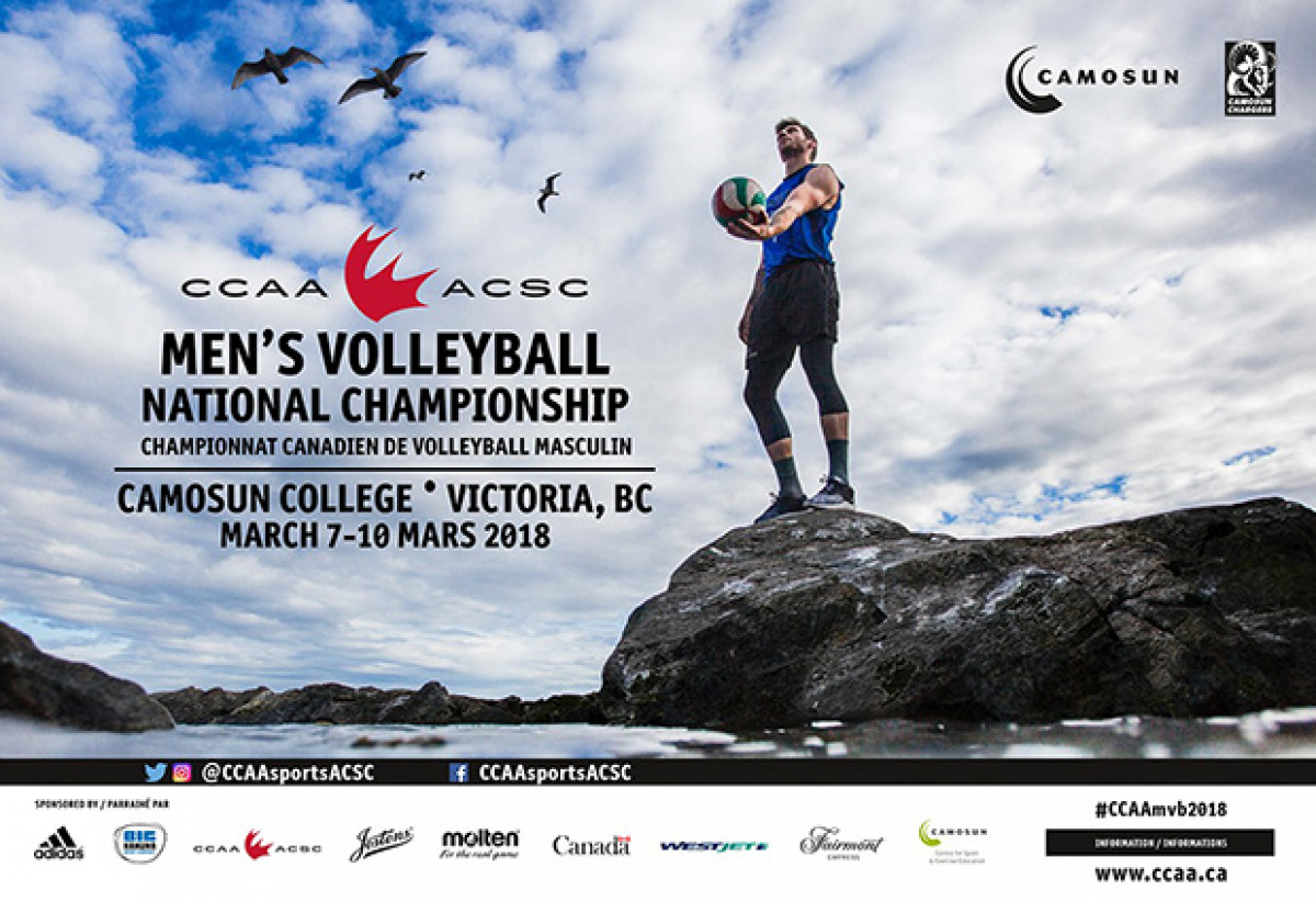 Win Tickets to the CCAA Men's Volleyball National Championships!